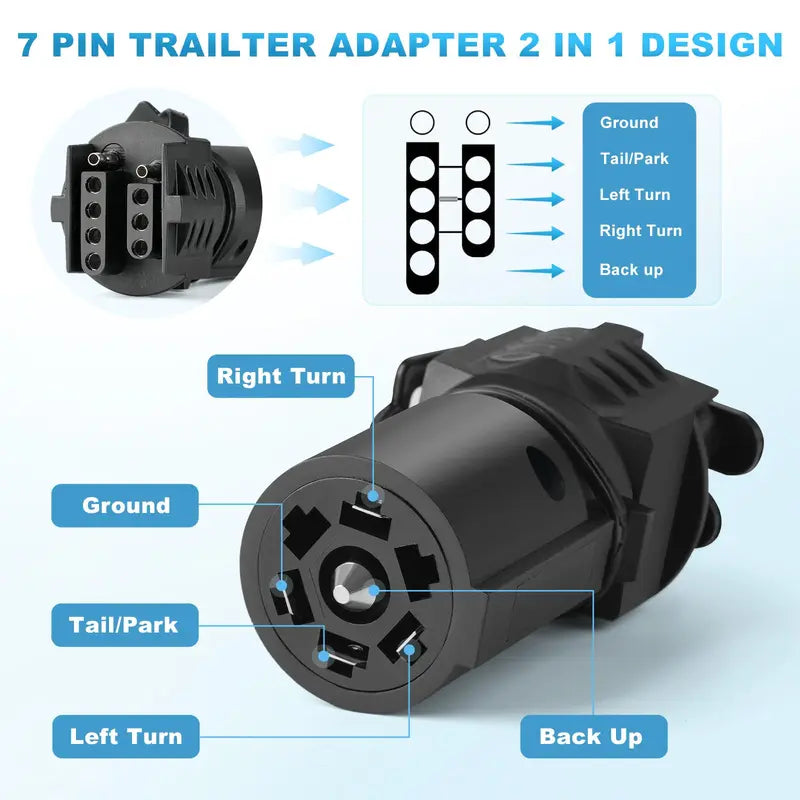 TowLink™ 7-Way to 4-Way Plug-and-Play Trailer Adapter