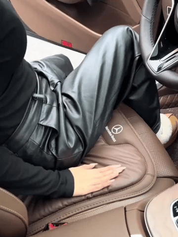 NappaGlide Luxury Car Seat Cushion — Four-Seasons Breathable Non-Slip Pad for Premium Interior Aesthetics