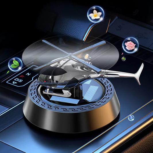JetAroma Car Freshener – Solar-Powered Spinning Fragrance Plane