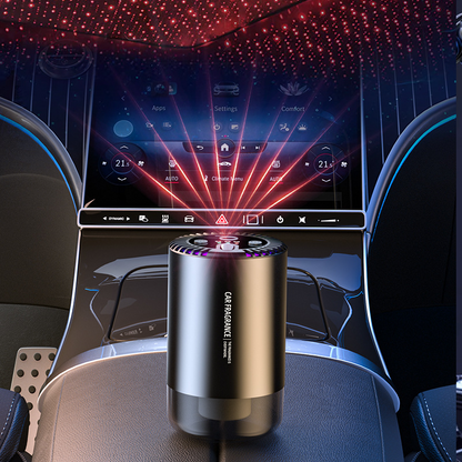 AuraMist Car Diffuser – Rechargeable with Ambient Light