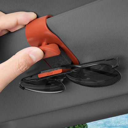 GlideMount Car Glasses Clip – Minimalist Style with Logo Customization