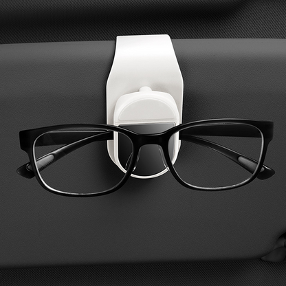 GlideMount Car Glasses Clip – Minimalist Style with Logo Customization
