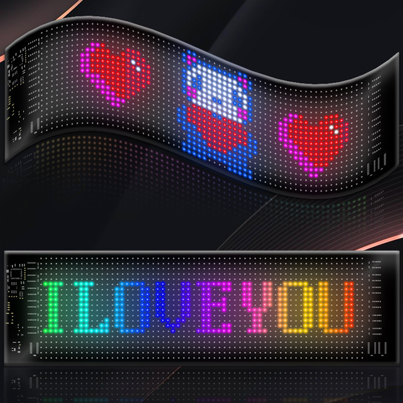 CyberGlow LED Car Sticker – Custom Patterns & Quick Install