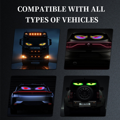 CyberGlow LED Car Sticker – Custom Patterns & Quick Install