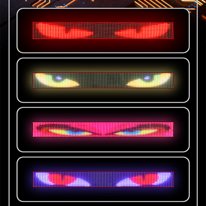 CyberGlow LED Car Sticker – Custom Patterns & Quick Install