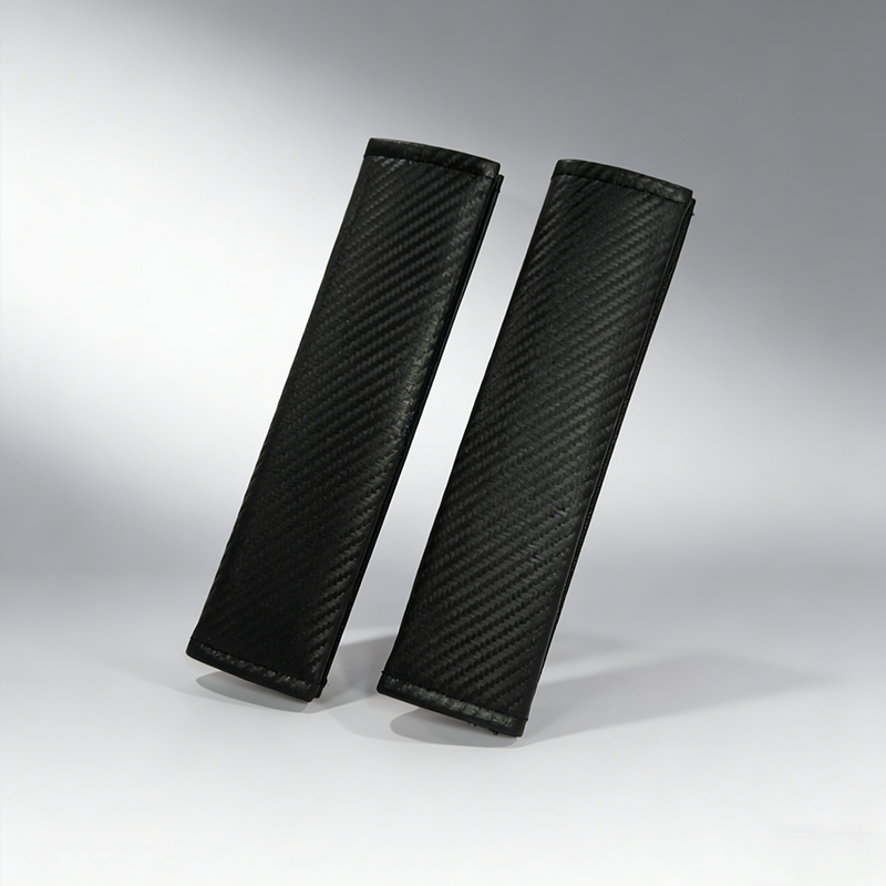 CarbonEdge Seatbelt Shoulder Pad – Carbon Fiber Look & Custom Logo