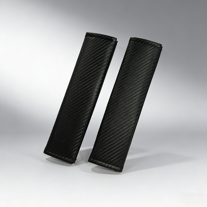 CarbonEdge Seatbelt Shoulder Pad – Carbon Fiber Look & Custom Logo