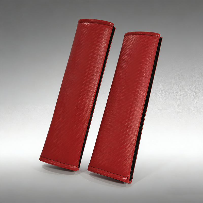 CarbonEdge Seatbelt Shoulder Pad – Carbon Fiber Look & Custom Logo