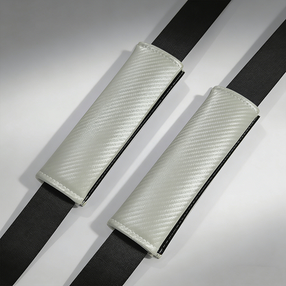 CarbonEdge Seatbelt Shoulder Pad – Carbon Fiber Look & Custom Logo