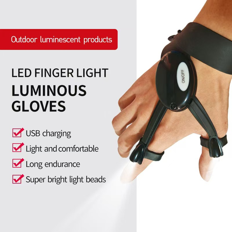BrightCraft Tool Gloves – Built-In LED for Mechanics & Adventure