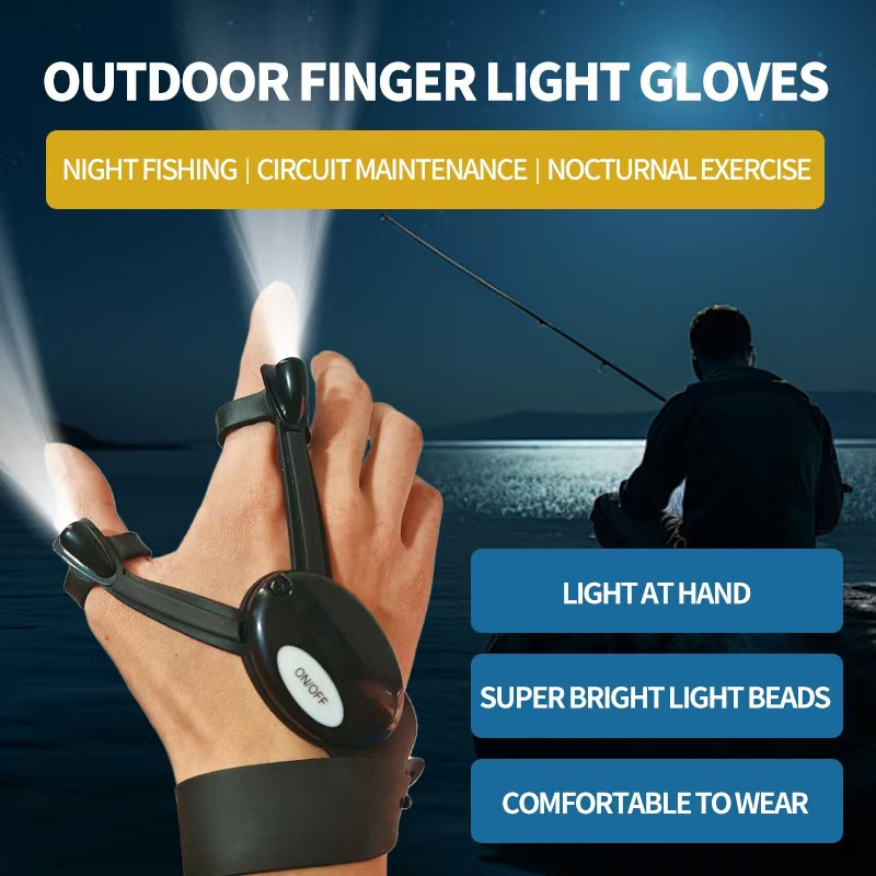 BrightCraft Tool Gloves – Built-In LED for Mechanics & Adventure