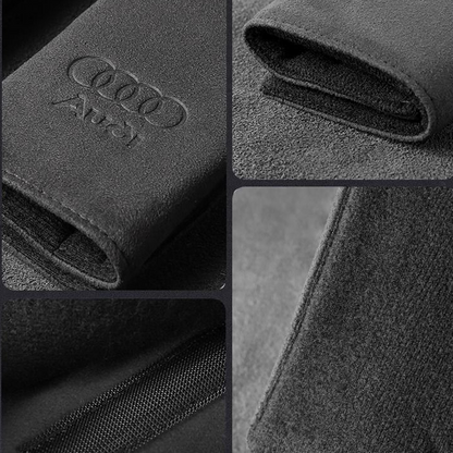 SuedeGuard Seatbelt Shoulder Pad – Neck Protection & Custom Logo Ready