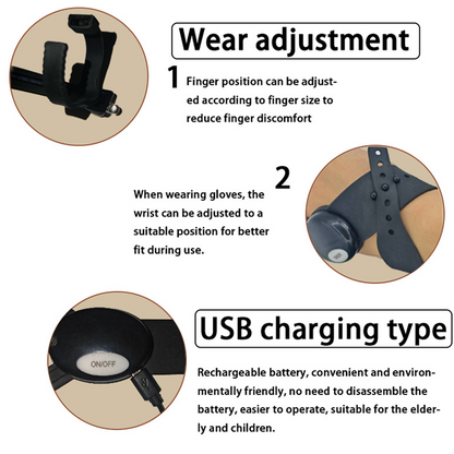 BrightCraft Tool Gloves – Built-In LED for Mechanics & Adventure